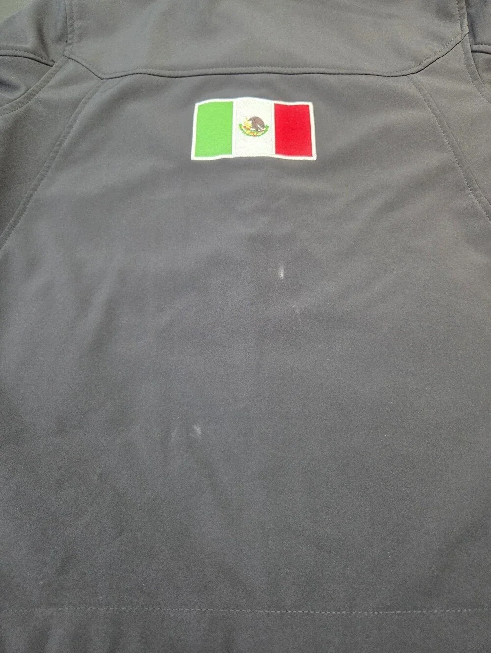 Ariat Team Softshell Mexico Jacket Youth Large (12) Black Full Zip Fleece Lined